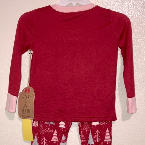 RAE DUNN Christmas Pajamas Set, Santa’s Helper, Snug Fit PJ, 5T - Picture 3 of 8